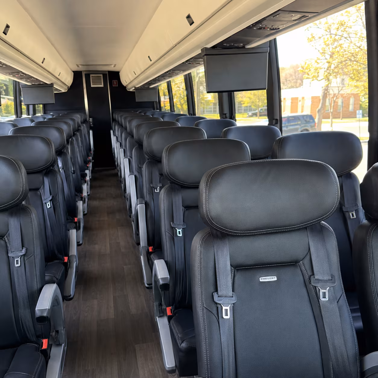 new haven charter bus interior gallery