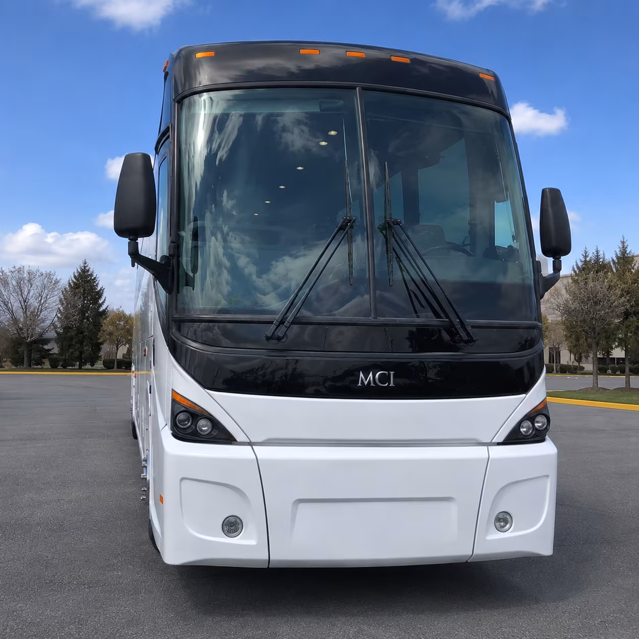 new haven charter bus rental exterior