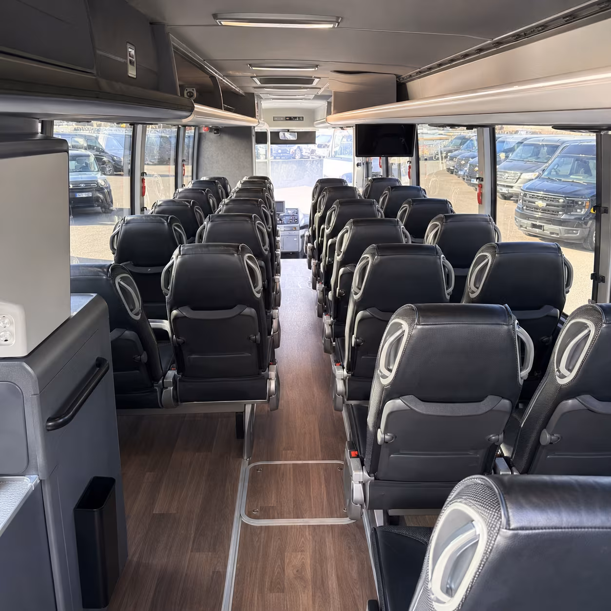 new haven charter bus rental inside