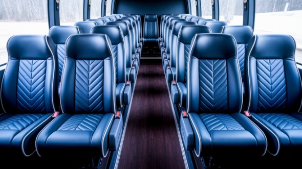 new haven 15 passenger minibus inside