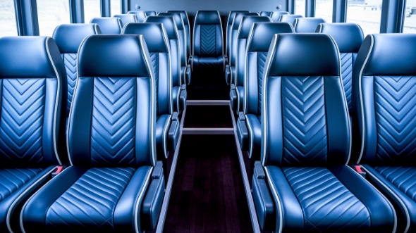 new haven 18 passenger minibus inside