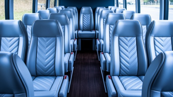 new haven 28 passenger minibus inside