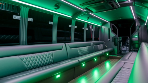 sprinter limo rental interior fairfield